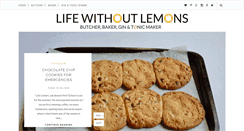 Desktop Screenshot of lifewithoutlemons.com